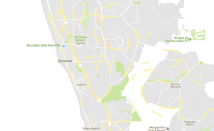 Map of Southern California